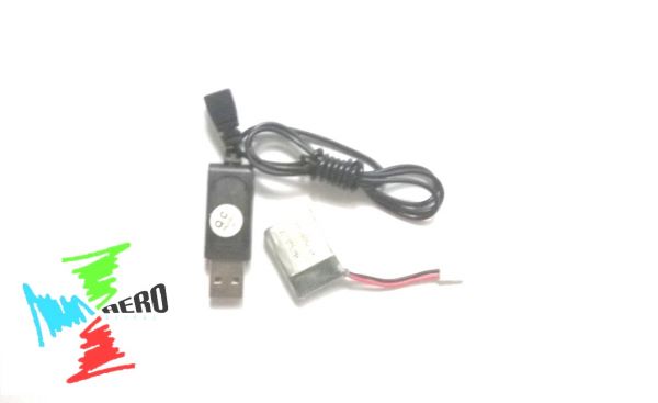 Carregador + Bateria 3.7V 200Mah H-drone C7 - Aerovendas