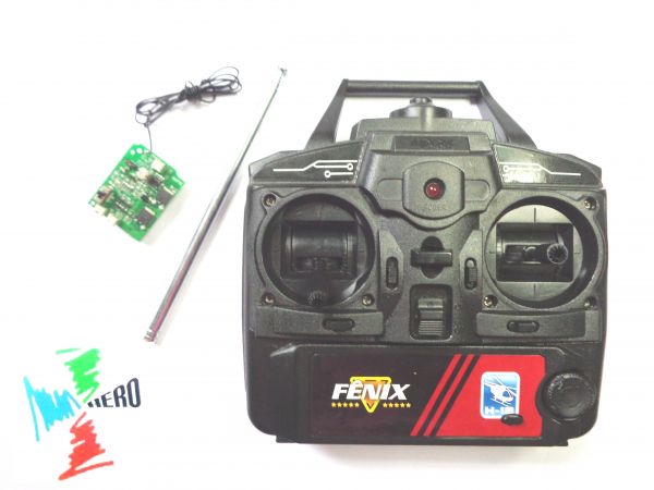 Kit Placa + Radio controle + Antena para Fenix - Aerovendas